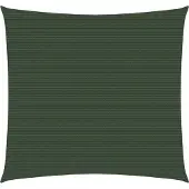 vidaXL Voile d'ombrage 160 g/m² Vert foncé 6x6 m PEHD