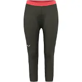 Salewa Cristallo Warm Alpine Merino Responsive 3/4 Base Layer Pants Vert XL Femme