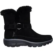 SKECHERS Easy Going - Bottines pour femmes, modèle Dreamers Lux, doublées, couleur noire, pour un usage quotidien