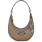 GUESS Sac bandoulière 'LINDSEY' brun foncé