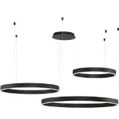 Lyora Suspension Motif noir multi 3000K