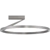 Nova Luce Plafonnier design Tilia nickel