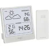 TFA-Dostmann TFA Station météo radio CLEO, blanc