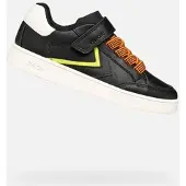 Geox Baskets Eclyper tout-petits Garçon Noir/Orange