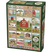 Cobble Hill Puzzle Pays de la Courtepointe - Random Cut - 1000 pièces