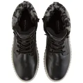 Tom Tailor Bottines à lacets noir