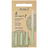 Opinel Bon Appetit 3326 Sage, set de couteaux de table 4 pièces