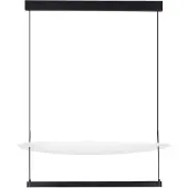 Nova Luce Suspension Diona Ø 80cm noir avec blanc 2700K