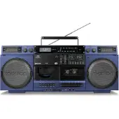 Medion LIFE P66538 Retro-Boombox (DAB+ DAB, PLL, Bluetooth), Radio, Bleu, Noir