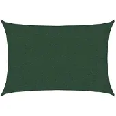 vidaXL Voile d'ombrage 160 g/m² Vert foncé 2x3 m PEHD