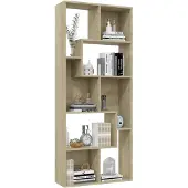 vidaXL Bibliothèque Chêne sonoma 67x24x161 cm Bois d'ingénierie