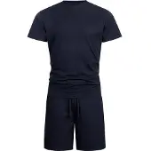 Indicode Tenue d'intérieur 'Comfy' bleu foncé