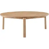 Audo Copenhagen Passage Lounge Table Natural Oak | Ø90