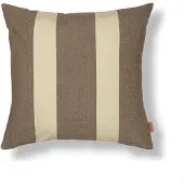 Ferm Living Strand Coussin d'Extérieur Carob Brown|Parchment