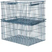 Ferm Living Cala Stackable Lot de 2 Dark Blue
