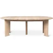 Ferm Living Bevel Table Extensible White Oiled Oak