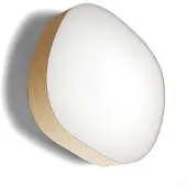 Lzf Guijarro Ceiling Wall 22 - Natural Beech | Large | GX53 Bulb