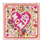 Codello Foulard 'LOVE MOM' rouge