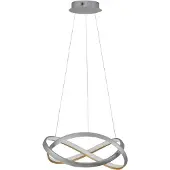 Lyora Suspension design Odrey gris argenté avec or