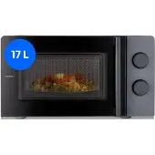 Medion Mikrowelle MD12211 mit Auftaufunktion und Timer, Micro-ondes, Noir, Gris
