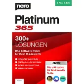 Nero Platinum 365 - 1 user / 1 year multilanguage *Digitale Licentie*