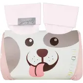 Normani Sac de couchage 'Nanao' rose / blanc cassé