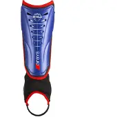 Grays Shield protège tibia bleu/rouge