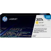 HP 307A (CE742A) - Jaune - Toner