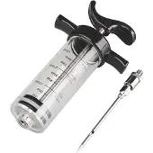 Ibili Seringue de cuisine -Accesorios, plastique de qualité alimentaire, 23 cm, noir/transparent