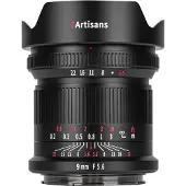 7artisans 9mm F/5.6 Panasonic/Leica/Sigma (monture L), noir