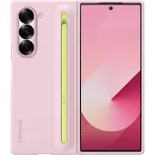Samsung Coque avec S Pen intégré pour Galaxy Z Fold 6 Rose