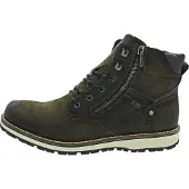 Rieker Bottines à lacets gris / olive
