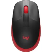 Logitech Souris sans fil ergonomique M190 récepteur USB Rouge