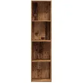 vidaXL Bibliothèque/Meuble TV vieux bois 36x30x143cm bois d'ingénierie