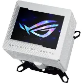 Asus Waterblock CPU ROG RYUJIN III blanc avec écran LCD couleur de 3,5"