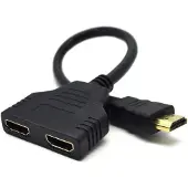 Cablexpert Câble HDMI DSP-2PH4-04, type A (standard), 2 x HDMI type A (standard), noir