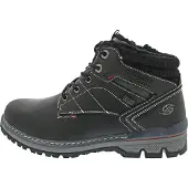 Dockers Bottines à lacets gris clair / rouge foncé / noir