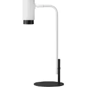 Lyora Lampe de bureau Nessi blanc avec noir