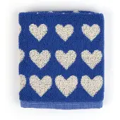 Bunzlau Castle Essuie Main Bunzlau Castle Hearts Royal Blauw