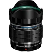 OM SYSTEM Objectif hybride M. Zuiko Digital ED 8mm f/1.8 Fisheye PRO Noir