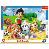 Trefl CLUBS PUZZLE Cadre 25 PAW Patrol On the Trail 31344