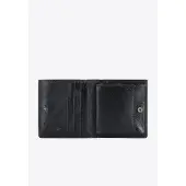 Light Prestige Porte-monnaie Wittchen pour femmes en cuir naturel noir