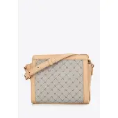 WITTCHEN Sac à bandoulière pour femme en beige monogrammé