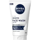 Nivea 228426 NIVEA MEN Gel Nettoyant Visage Peaux Sensibles XXL 150 ml