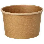 Papstar Suppenbecher, Contenant à usage unique, Marron