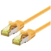 LOGON SSTP Cat6a Câble réseau jaune 5 m (TCR6ASS050Y)