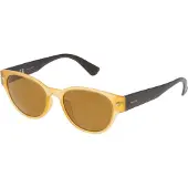 Police Lunettes de soleil - - SPL151-760G - Couleur Jaune - Monture Plastique - Protection Catégorie 3