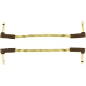 Fender Deluxe 6" Patch Cable 2 Pack Tweed