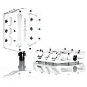 Demolition Trooper Cnc Pedals Argenté