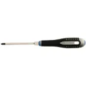 Bahco Tournevis ERGO pour vis Pozidriv avec embout et manche caoutchouc, PZ2 x 125 mm